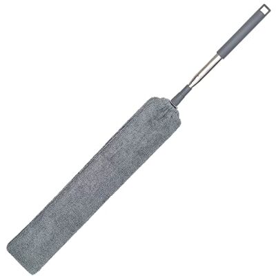 Jonbyi Accessorio per la pulizia sotto gli elettrodomestici, spolverino in microfibra, sottile e piatto con asta estensibile 66-140 cm, adatto per la pulizia sotto i mobili, frigoriferi, divani, stufe, letti Jonbyi Accessorio per la pulizia sotto gli elettrodomestici, spolverino in microfibra, sottile e piatto con asta estensibile 66-140 cm, adatto per la pulizia sotto i mobili, frigoriferi, divani, stufe, letti