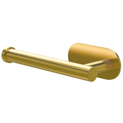 Amig Portarotolo adesivo da bagno per carta igienica Mod. -3 Supporto per rotolo WC Adesivo senza viti 164 x 70 x 45 mm Acciaio inossidabile Oro opaco Amig Portarotolo adesivo da bagno per carta igienica Mod. -3 Supporto per rotolo WC Adesivo senza viti 164 x 70 x 45 mm Acciaio inossidabile Oro opaco
