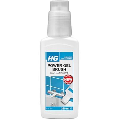 HG Power Gel Spazzola anticalcare per rimuovere residui di calcare, 250 ml HG Power Gel Spazzola anticalcare per rimuovere residui di calcare, 250 ml