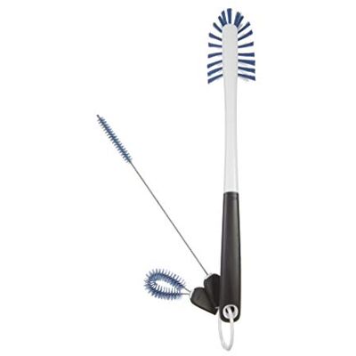 OXO Good Grip MLNYK Spazzole per la Pulizia delle Bottiglie di Acqua / Sport OXO Good Grip MLNYK Spazzole per la Pulizia delle Bottiglie di Acqua / Sport