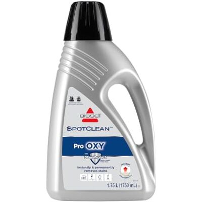 Bissell SpotClean Pro Oxy soluzione detergente, formula 3 in 1 per moquette per pulitori portatili, rimuove le macchie, elimina gli odori, tecnologia StainProtect, 1,75 L, Bissell SpotClean Pro Oxy soluzione detergente, formula 3 in 1 per moquette per pulitori portatili, rimuove le macchie, elimina gli odori, tecnologia StainProtect, 1,75 L,