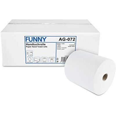 Funny 2-ply roll asciugamano con speciale 4 cm Core, per dosatore Generic, bianco brillante, 20 cm, circa 140 m (confezione da 6) Funny 2-ply roll asciugamano con speciale 4 cm Core, per dosatore Generic, bianco brillante, 20 cm, circa 140 m (confezione da 6)