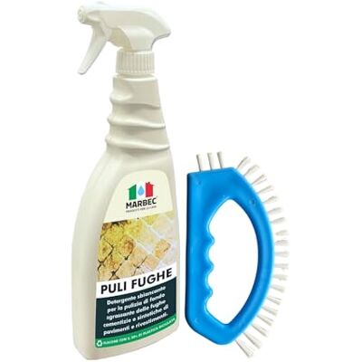 Marbec PULI FUGHE 750ML + SPAZZOLA Detergente smacchiatore per fughe Marbec PULI FUGHE 750ML + SPAZZOLA Detergente smacchiatore per fughe