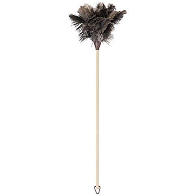 VIGAR Spolverino Piume di struzzo naturali 9 x 8 x 74 cm Pulisce mobili alti, mensole e decorazioni Spazzola antipolvere multiuso Colore nero VIGAR Spolverino Piume di struzzo naturali 9 x 8 x 74 cm Pulisce mobili alti, mensole e decorazioni Spazzola antipolvere multiuso Colore nero