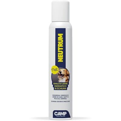 CAMP Neutrum Pet Rimuovi Urine Detergente Enzimatico Urina Gatto Cane e Piccoli Animali in Schiuma, Elimina gli Odori ed Evita la Formazione di Aloni, Adatto a Pavimenti Tessuti Muri e Mobili, 200ml CAMP Neutrum Pet Rimuovi Urine Detergente Enzimatico Urina Gatto Cane e Piccoli Animali in Schiuma, Elimina gli Odori ed Evita la Formazione di Aloni, Adatto a Pavimenti Tessuti Muri e Mobili, 200ml
