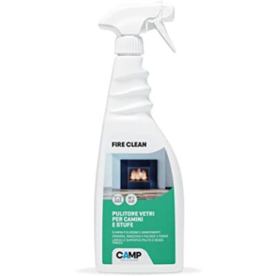 CAMP Fire Clean – Pulitore Vetri Camini e Stufe Decarbonizzante, Detergente Termocamini Utilizzabile su Vetroceramica e Mattoncini, Elimina Fuliggine e Annerimenti Senza Aloni – 750ml, Made in Italy CAMP Fire Clean – Pulitore Vetri Camini e Stufe Decarbonizzante, Detergente Termocamini Utilizzabile su Vetroceramica e Mattoncini, Elimina Fuliggine e Annerimenti Senza Aloni – 750ml, Made in Italy