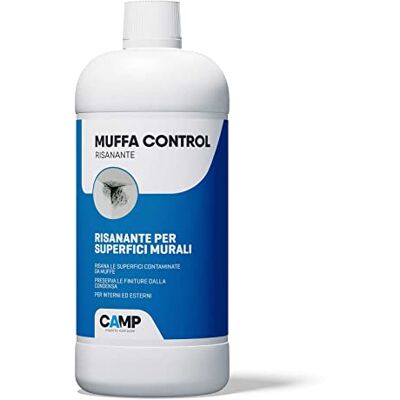 CAMP Muffa Control Risanante Trattamento Antimuffa per Muri Interni ed Esterni, Soluzione Risanante Pronta all'Uso Inattiva le Muffe Esistenti ed Evita la Ricomparsa Prodotti Pulizia Casa, 1 l CAMP Muffa Control Risanante Trattamento Antimuffa per Muri Interni ed Esterni, Soluzione Risanante Pronta all'Uso Inattiva le Muffe Esistenti ed Evita la Ricomparsa Prodotti Pulizia Casa, 1 l
