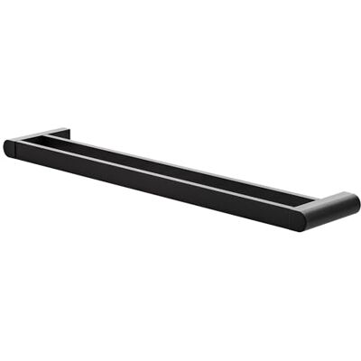 Amig Portasciugamani doppio da bagno Mod. -1 Supporto da parete per asciugamani Con viti incluse 640 x 125 x 30 mm Zamak Nero opaco Amig Portasciugamani doppio da bagno Mod. -1 Supporto da parete per asciugamani Con viti incluse 640 x 125 x 30 mm Zamak Nero opaco