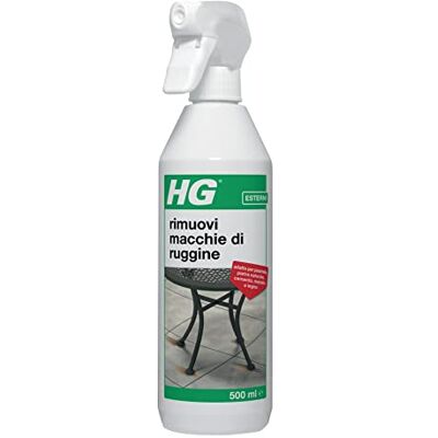 HG Rimuovi Macchie di Ruggine Sicuro su Marmo, Granito, Pietra, Ceramica e Legno 500 ml HG Rimuovi Macchie di Ruggine Sicuro su Marmo, Granito, Pietra, Ceramica e Legno 500 ml