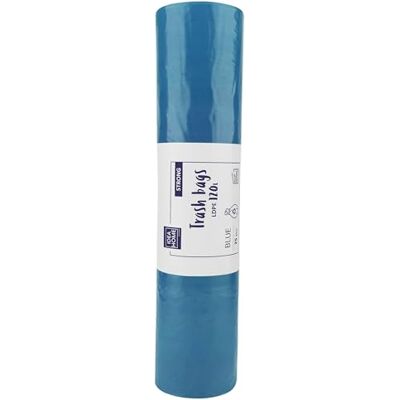 IDEA HOME Sacchi per la Spazzatura 120L Resistenti Sacchi Nettezza per il Riciclaggio, per la Cucina Fodere per Bidoni 25 Pezzi, Blu IDEA HOME Sacchi per la Spazzatura 120L Resistenti Sacchi Nettezza per il Riciclaggio, per la Cucina Fodere per Bidoni 25 Pezzi, Blu