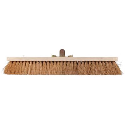 Paris Prix Manico in Legno Setole di Fibra di Cocco 60cm Naturale - Testa di Scopa Paris Prix Manico in Legno Setole di Fibra di Cocco 60cm Naturale - Testa di Scopa
