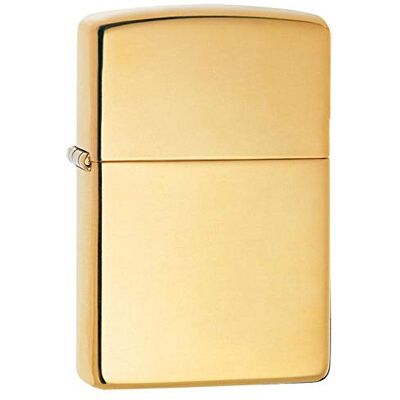 Zippo Armor Accendino Tascabile in Ottone Lucido Zippo Armor Accendino Tascabile in Ottone Lucido