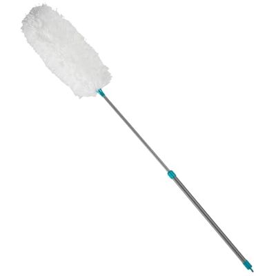 Beldray -Spolverino Morbido telescopico, Manico allungabile Fino a 110 cm, lungo spolverino in microfibra soffice, Ideale per aree difficili da raggiungere, Turchese/Bianco Beldray -Spolverino Morbido telescopico, Manico allungabile Fino a 110 cm, lungo spolverino in microfibra soffice, Ideale per aree difficili da raggiungere, Turchese/Bianco