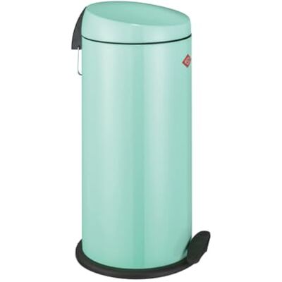 WESCO Classica raccolta rifiuti CAPBOY MAXI in colore menta, lamiera d'acciaio verniciata a polvere, inserto in metallo da 22 litri, pedana in plastica WESCO Classica raccolta rifiuti CAPBOY MAXI in colore menta, lamiera d'acciaio verniciata a polvere, inserto in metallo da 22 litri, pedana in plastica