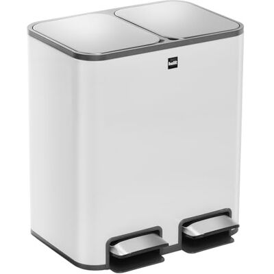 Helit Cestino a pedale the classy bianco 24 L Helit Cestino a pedale the classy bianco 24 L