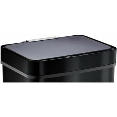 KITCHEN MOVE NARVIK Coperchio per pattumiera da cucina automatico a doppio vano, 75 l, colore: nero lucido KITCHEN MOVE NARVIK Coperchio per pattumiera da cucina automatico a doppio vano, 75 l, colore: nero lucido