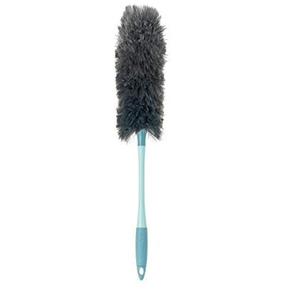 VIGAR Spolverino Pulisci Mobili Alti e Scaffali 14 x 14 x 98 cm Modello Statico Spazzola Raccogli Polvere Multiuso Manico Telescopico Nero e Blu VIGAR Spolverino Pulisci Mobili Alti e Scaffali 14 x 14 x 98 cm Modello Statico Spazzola Raccogli Polvere Multiuso Manico Telescopico Nero e Blu