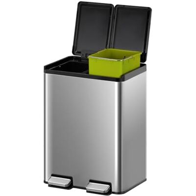 EKO Pattumiera per Raccolta Differenziata 20 L + 20 L con Pedale EKO Pattumiera per Raccolta Differenziata 20 L + 20 L con Pedale