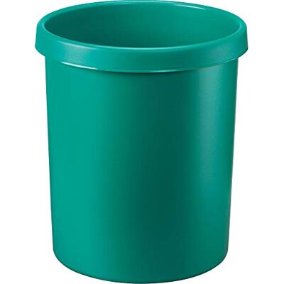 Helit Gross-Papierkorb, 30 Liter, PE, grün Helit Gross-Papierkorb, 30 Liter, PE, grün