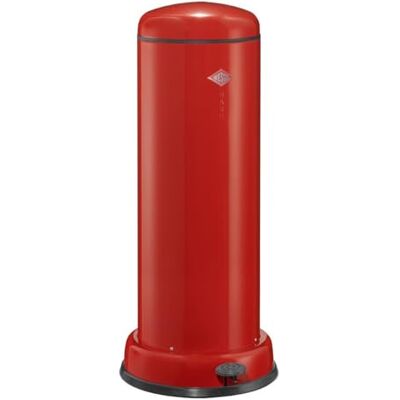WESCO Big Baseboy Pattumiera in lamiera d'acciaio verniciata a polvere, volume 30 litri, ammortizzatore integrato, pedana in metallo con superficie in gomma WESCO Big Baseboy Pattumiera in lamiera d'acciaio verniciata a polvere, volume 30 litri, ammortizzatore integrato, pedana in metallo con superficie in gomma