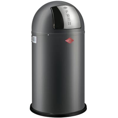Bidone della spazzatura Wesco Pushboy 50L grigio opaco Bidone della spazzatura Wesco Pushboy 50L grigio opaco