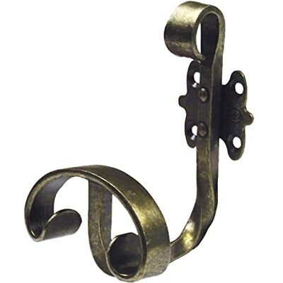 Amig Appendiabiti da parete decorativo Mod.101 120 x 80 x 90 mm Perfetto per appendere cappelli, vestiti e accessori Tipo gancio Stile forgiato In acciaio rifinito in colore pelle Amig Appendiabiti da parete decorativo Mod.101 120 x 80 x 90 mm Perfetto per appendere cappelli, vestiti e accessori Tipo gancio Stile forgiato In acciaio rifinito in colore pelle