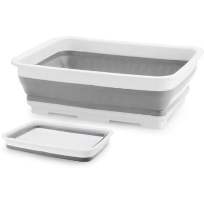 Beldray vaschetta rettangolare pieghevole per il lavaggio della cucina, vassoio per ripostiglio compatto, roulotte/campeggio, Easy Store, Grigio Beldray vaschetta rettangolare pieghevole per il lavaggio della cucina, vassoio per ripostiglio compatto, roulotte/campeggio, Easy Store, Grigio