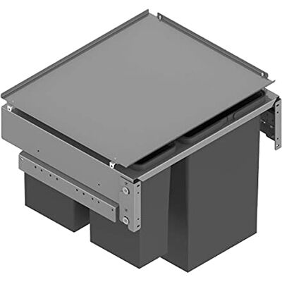 Menage Confort Pattumiera estraibile con apertura automatica per armadio da cucina con 4 contenitori Menage Confort Pattumiera estraibile con apertura automatica per armadio da cucina con 4 contenitori