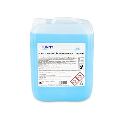 Funny Detergente per vetri e superfici, tanica 10 l Funny Detergente per vetri e superfici, tanica 10 l