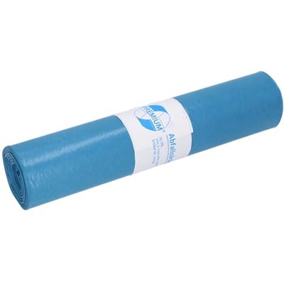 Deiss Sacchi per rifiuti in LDPE riciclato, blu, 120 litri, 25 pezzi/rotolo Deiss Sacchi per rifiuti in LDPE riciclato, blu, 120 litri, 25 pezzi/rotolo