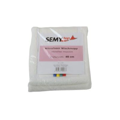Semy Top mocio in microfibra, 40 cm (confezione da 5) bianco Semy Top mocio in microfibra, 40 cm (confezione da 5) bianco