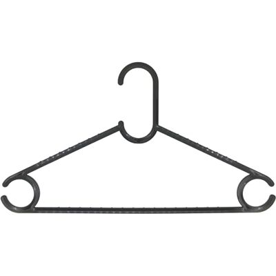 Pamex Set di 24 grucce in plastica appendiabiti multifunzione con ganci laterali, risparmio di spazio, per pantaloni, camicie, abbigliamento leggero, nero Pamex Set di 24 grucce in plastica appendiabiti multifunzione con ganci laterali, risparmio di spazio, per pantaloni, camicie, abbigliamento leggero, nero