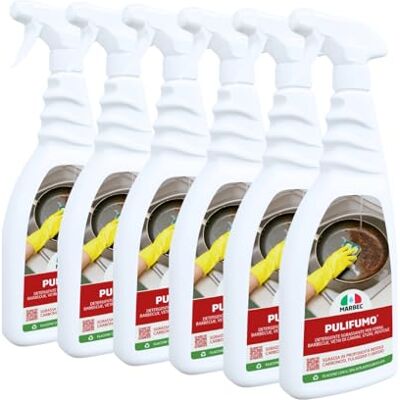 Marbec Pulifumo® 750MLx6Pz Detergente sgrassante per fuliggine e grasso Marbec Pulifumo® 750MLx6Pz Detergente sgrassante per fuliggine e grasso