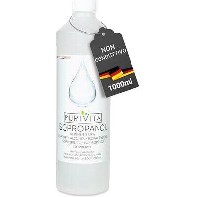 PURIVITA Isopropanolo alcool 99,9% - Detergente multiuso - Pulitore PURIVITA Isopropanolo alcool 99,9% - Detergente multiuso - Pulitore