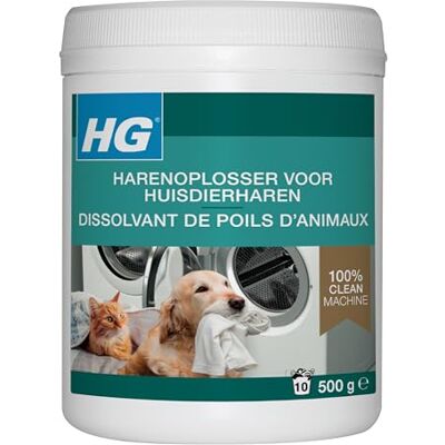 HG Solvente per peli di animali domestici, detergente per rimuovere i peli di animali domestici, lavabile in lavatrice, adatto agli animali domestici e lavabile in lavatrice, 500 g HG Solvente per peli di animali domestici, detergente per rimuovere i peli di animali domestici, lavabile in lavatrice, adatto agli animali domestici e lavabile in lavatrice, 500 g