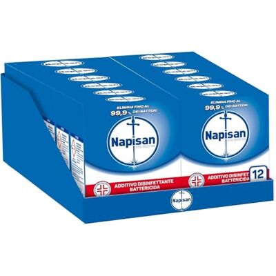 Napisan Extra Protection Additivo Lavatrice, Additivo Disinfettante Lavatrice in Polvere Battericida, 12 Confezioni da 500gr di Additivo in Polvere Lavatrice Napisan Extra Protection Additivo Lavatrice, Additivo Disinfettante Lavatrice in Polvere Battericida, 12 Confezioni da 500gr di Additivo in Polvere Lavatrice
