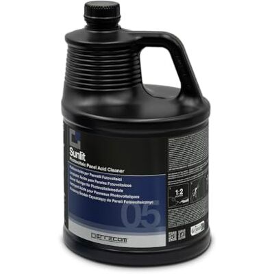 ERRECOM Sunlit, Pulitore Acido per Pannelli Impianto Fotovoltaico, Formula Concentrata, 5 L ERRECOM Sunlit, Pulitore Acido per Pannelli Impianto Fotovoltaico, Formula Concentrata, 5 L