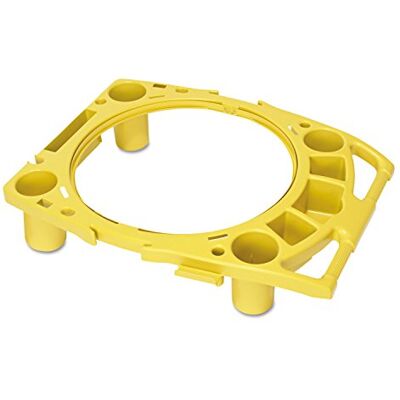 Rubbermaid Commercial Products porta accessori grezzo, giallo Rubbermaid Commercial Products porta accessori grezzo, giallo