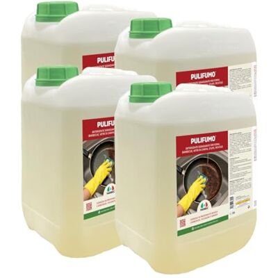 Marbec Pulifumo® 5LTx4Pz Detergente sgrassante per fuliggine e grasso Marbec Pulifumo® 5LTx4Pz Detergente sgrassante per fuliggine e grasso