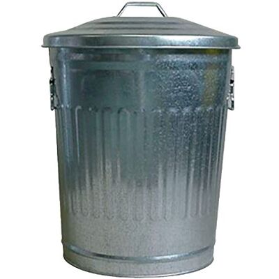 Guillouard - Secchio in acciaio zincato 30L - Stile americano Guillouard - Secchio in acciaio zincato 30L - Stile americano