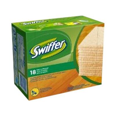 Swiffer 81296671 Salviette in legno e pavimenti X 18 Set di 2 Swiffer 81296671 Salviette in legno e pavimenti X 18 Set di 2