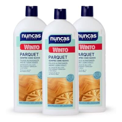 Nuncas Winto Parquet Detergente per Pavimenti in Parquet Multipack Confezione da 3 x 1000 ml Nuncas Winto Parquet Detergente per Pavimenti in Parquet Multipack Confezione da 3 x 1000 ml