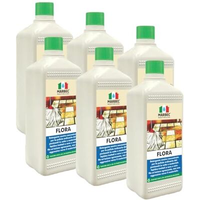 Marbec Flora 1LTx6Pz Detergente neutro concentrato per pavimenti in cotto e pietra Marbec Flora 1LTx6Pz Detergente neutro concentrato per pavimenti in cotto e pietra