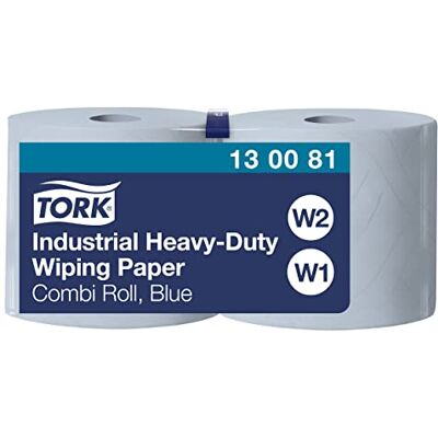 Tork Carta ultraresistente per asciugatura industriale QuickDry Premium, compatibile con il sistema W1 (da terra o da parete), 3 veli, 1 conf. x 2 rotoli (2 x 119 m), colore blu Tork Carta ultraresistente per asciugatura industriale QuickDry Premium, compatibile con il sistema W1 (da terra o da parete), 3 veli, 1 conf. x 2 rotoli (2 x 119 m), colore blu