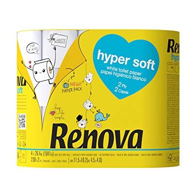 Renova Carta Igienica Paper Pack Hypersoft 4 Pezzi 453 g Renova Carta Igienica Paper Pack Hypersoft 4 Pezzi 453 g