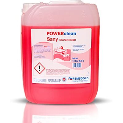 REMSGOLD POWERclean Sany Detergente sanitario, 1 tanica da 10 kg REMSGOLD POWERclean Sany Detergente sanitario, 1 tanica da 10 kg