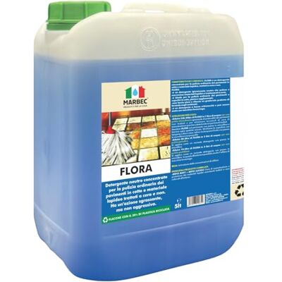 Marbec Flora 5LT Detergente neutro concentrato per pavimenti in cotto e pietra Marbec Flora 5LT Detergente neutro concentrato per pavimenti in cotto e pietra
