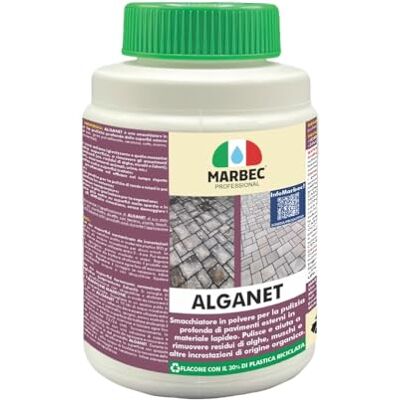 Marbec Alganet® 800GR Detergente smacchiante in polvere, rimuove annerimenti da pietra, cotto, gres, cemento e PVC. Marbec Alganet® 800GR Detergente smacchiante in polvere, rimuove annerimenti da pietra, cotto, gres, cemento e PVC.