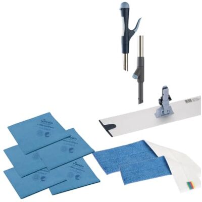 Vileda Professional ,SprayPro Inox Kit Lavapavimenti a spruzzo,Con accessori Vileda Professional ,SprayPro Inox Kit Lavapavimenti a spruzzo,Con accessori