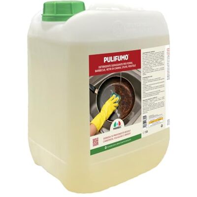 Marbec Pulifumo® 5LT Detergente sgrassante per fuliggine e grasso Marbec Pulifumo® 5LT Detergente sgrassante per fuliggine e grasso